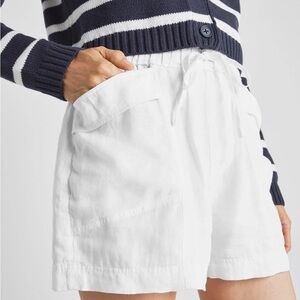 Splendid White Stella Linen Short NWT Large
